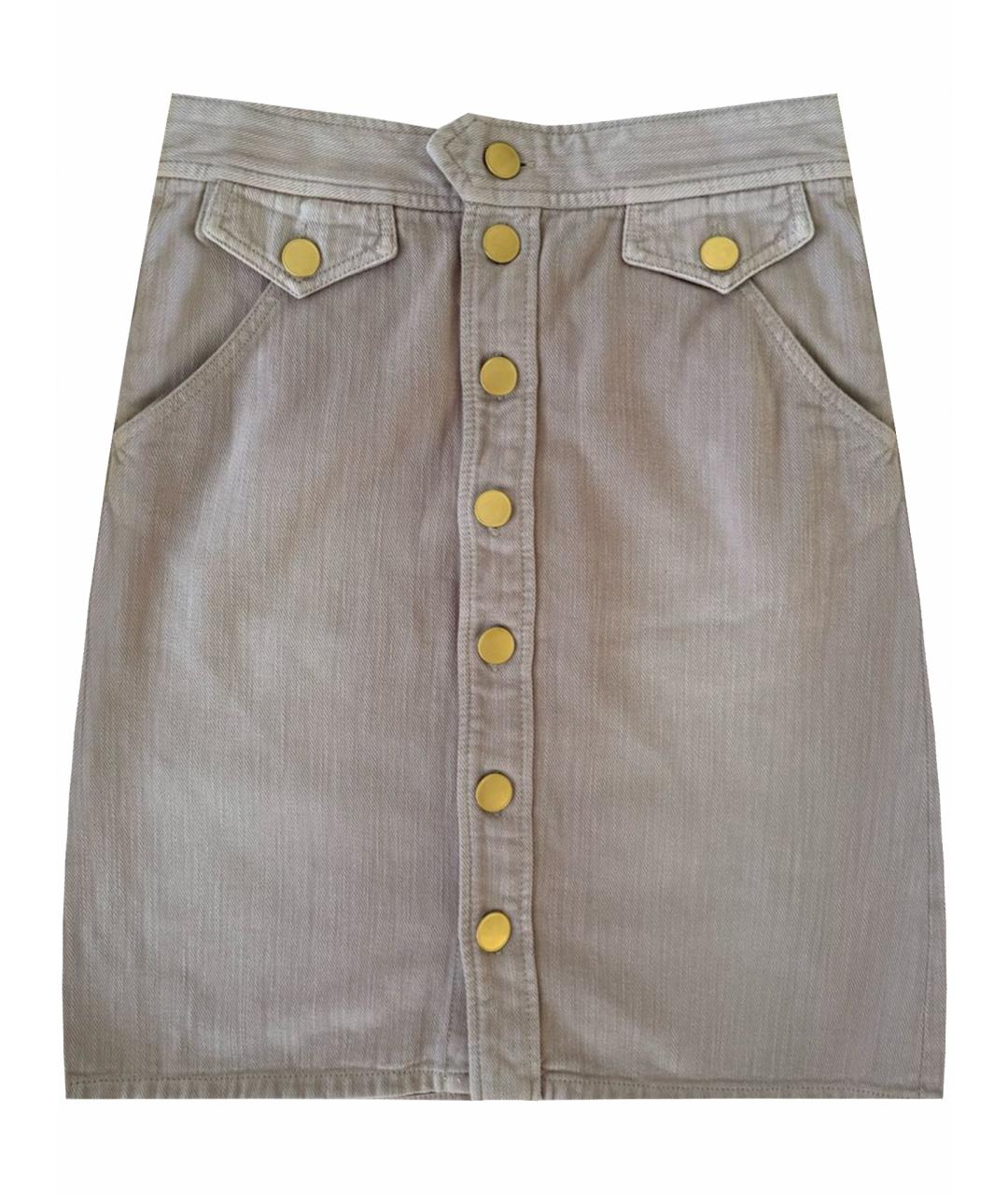 ISABEL MARANT Розовая хлопковая юбка мини, фото 1