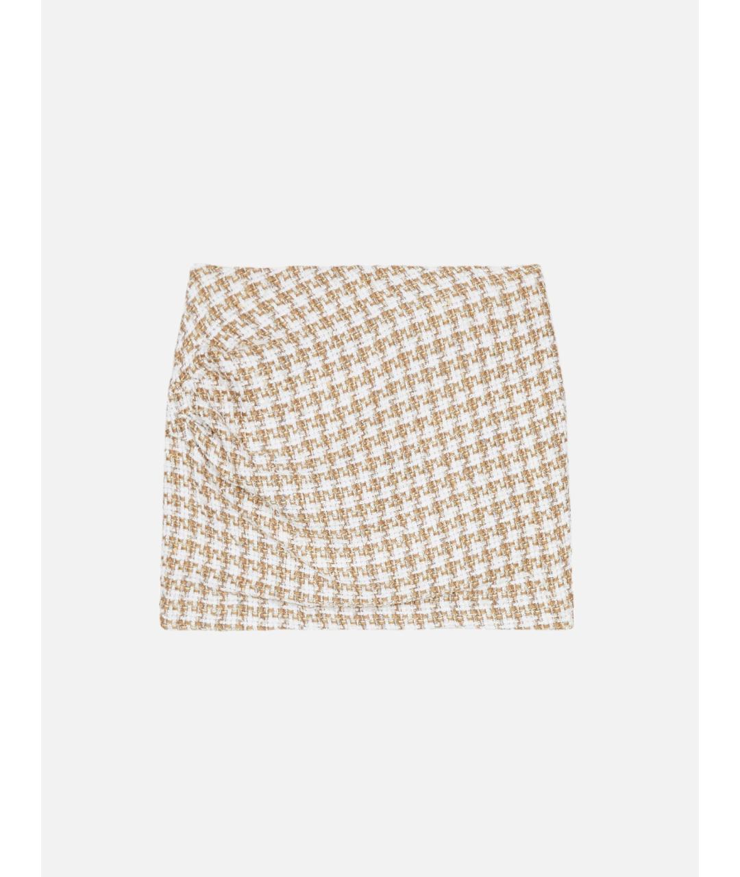 IRO Бежевая юбка мини, фото 1