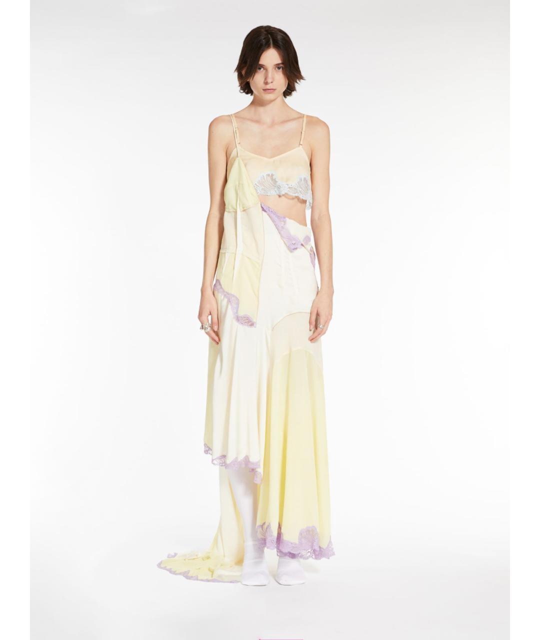 SPORTMAX Мульти полиэстеровое повседневное платье, фото 3