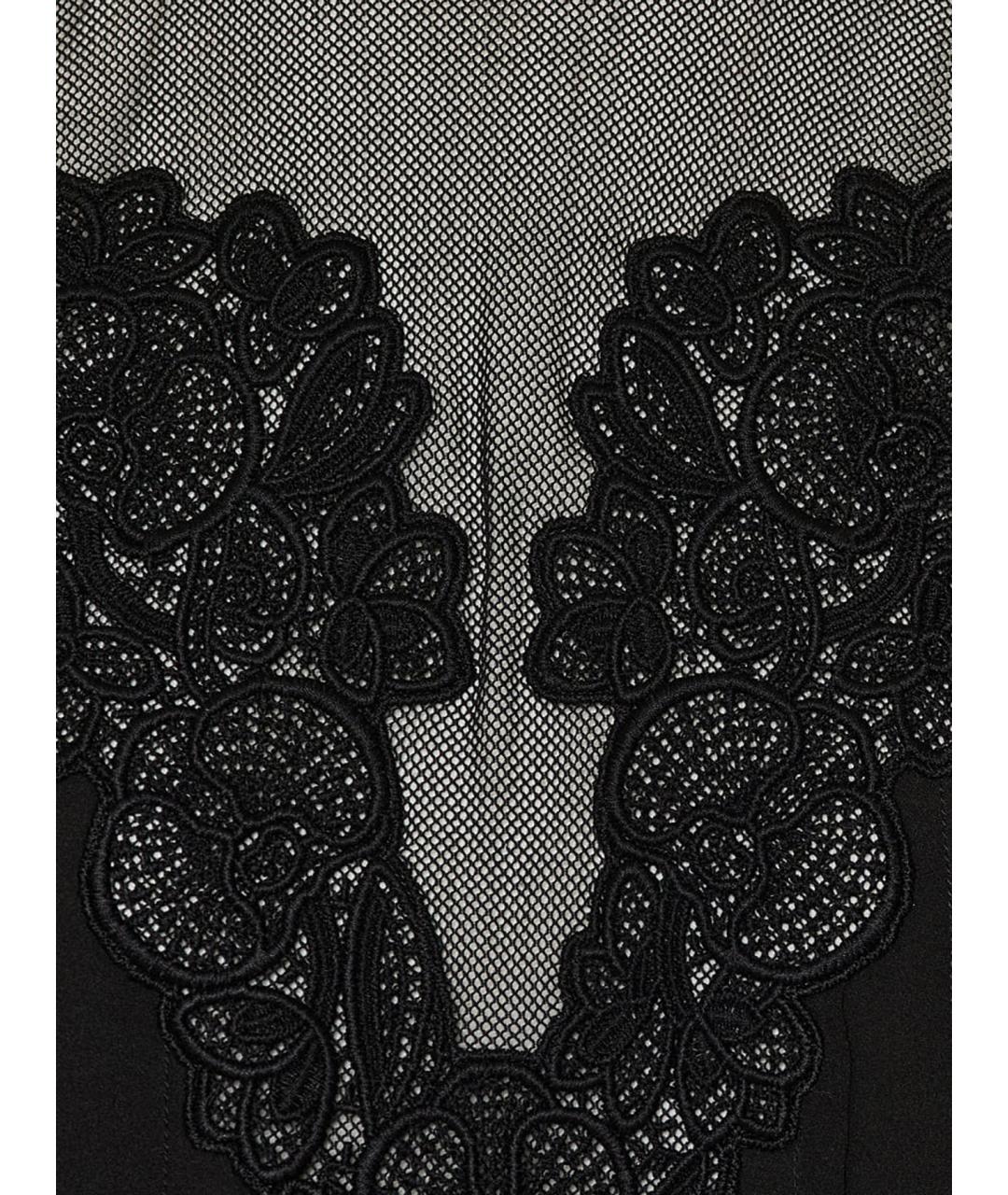 CHLOE Черная шелковая блузы, фото 2