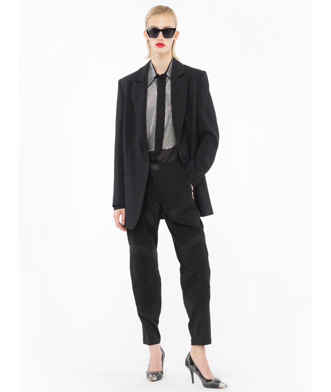 PINKO Черная вискозная рубашка, фото 4