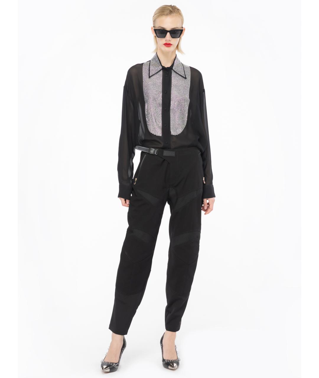 PINKO Черная вискозная рубашка, фото 2