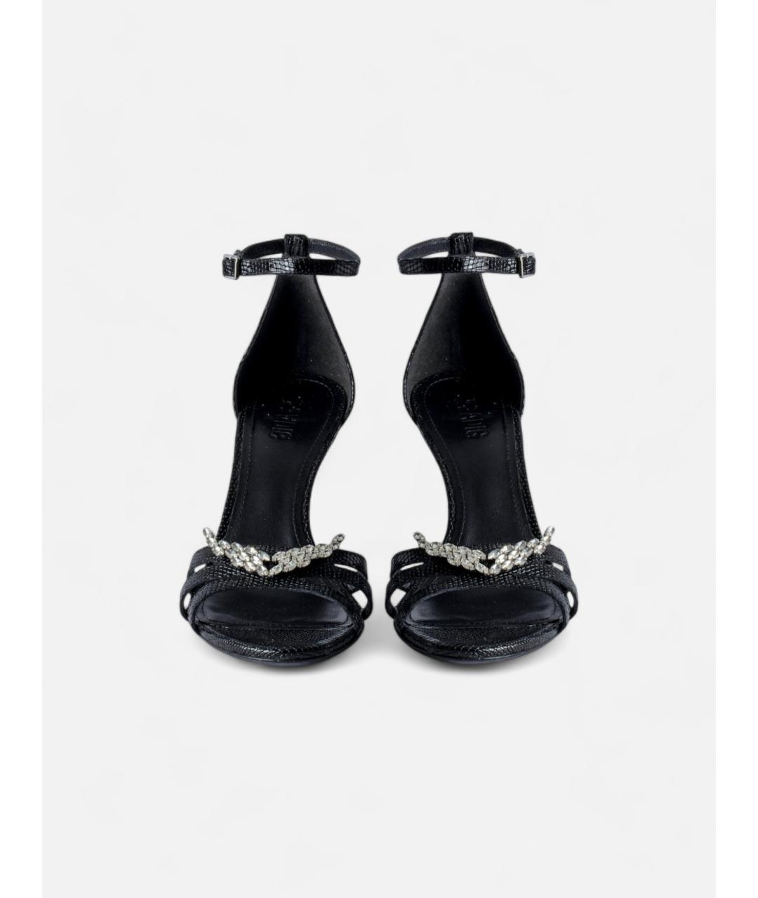 ZADIG & VOLTAIRE Черные кожаные босоножки, фото 2