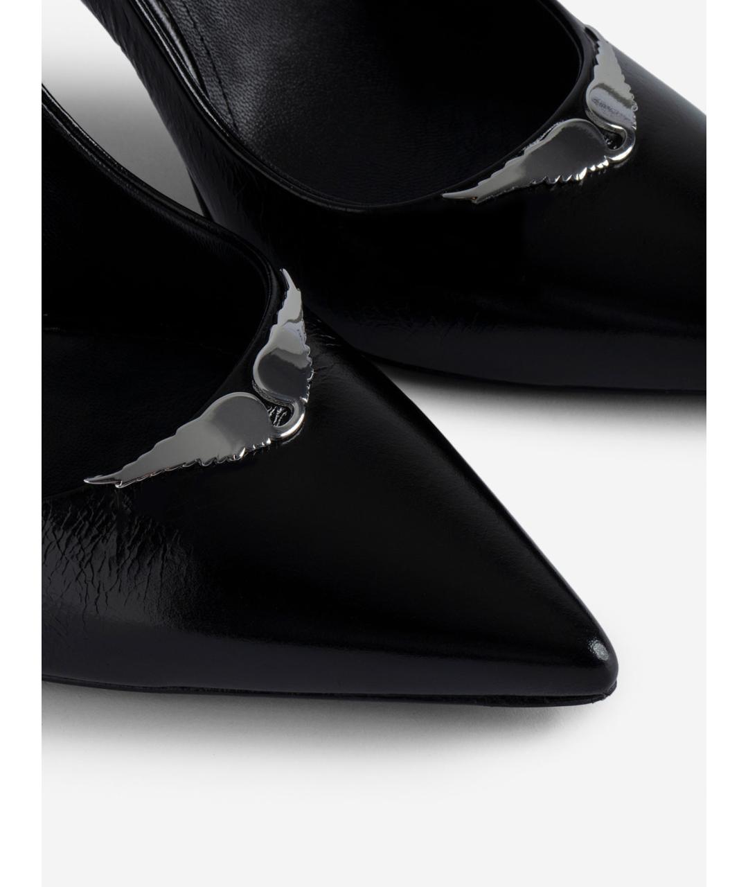 ZADIG & VOLTAIRE Черные кожаные туфли, фото 2