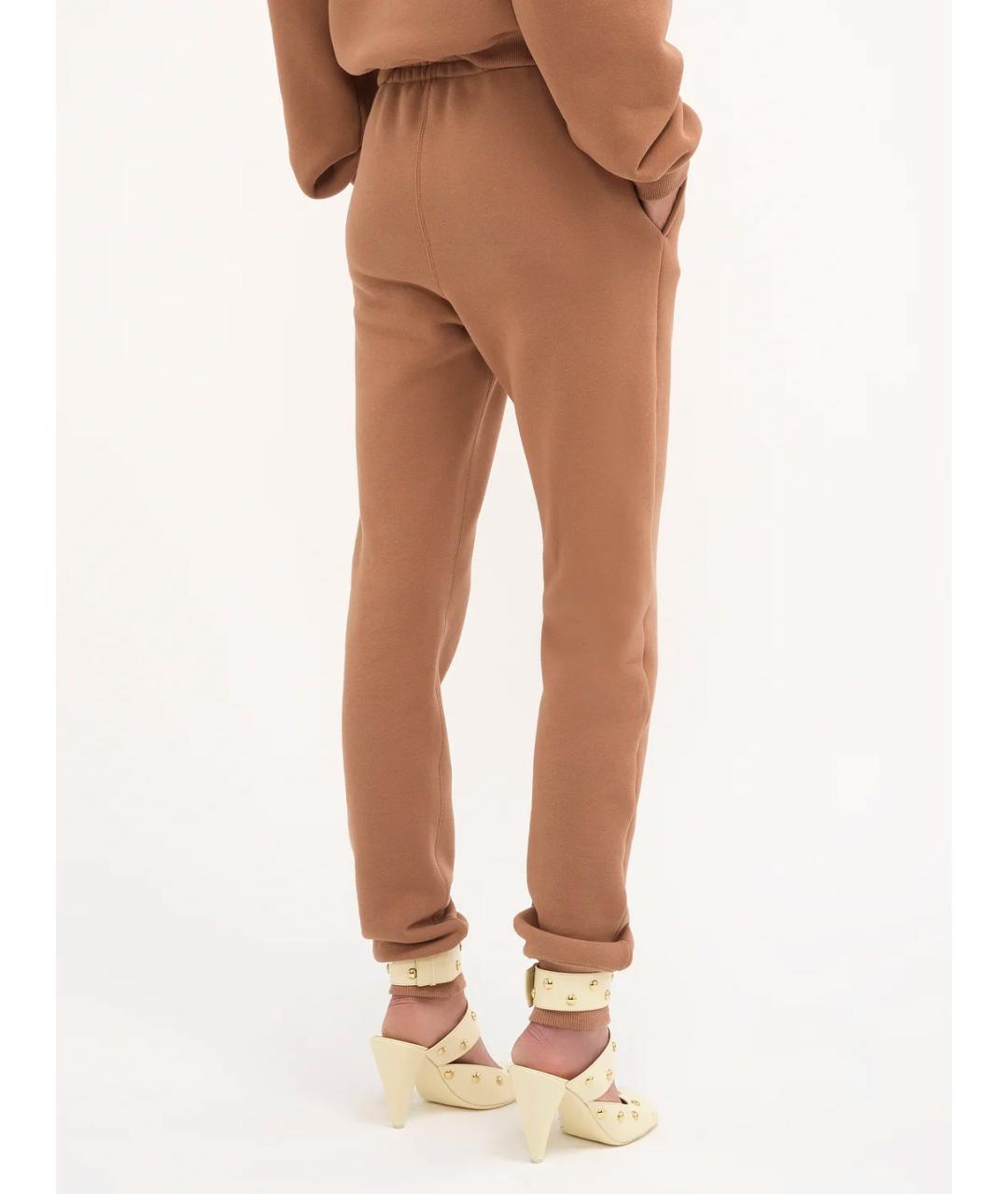 CHLOE Бежевые хлопковые прямые брюки, фото 4