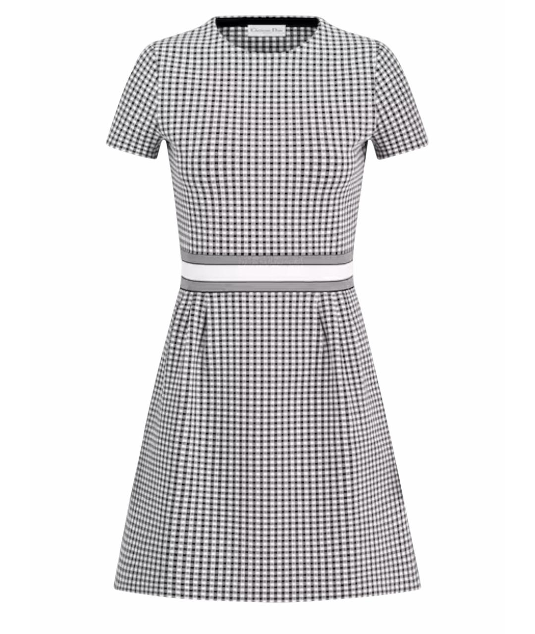 CHRISTIAN DIOR Мульти вискозное повседневное платье, фото 1