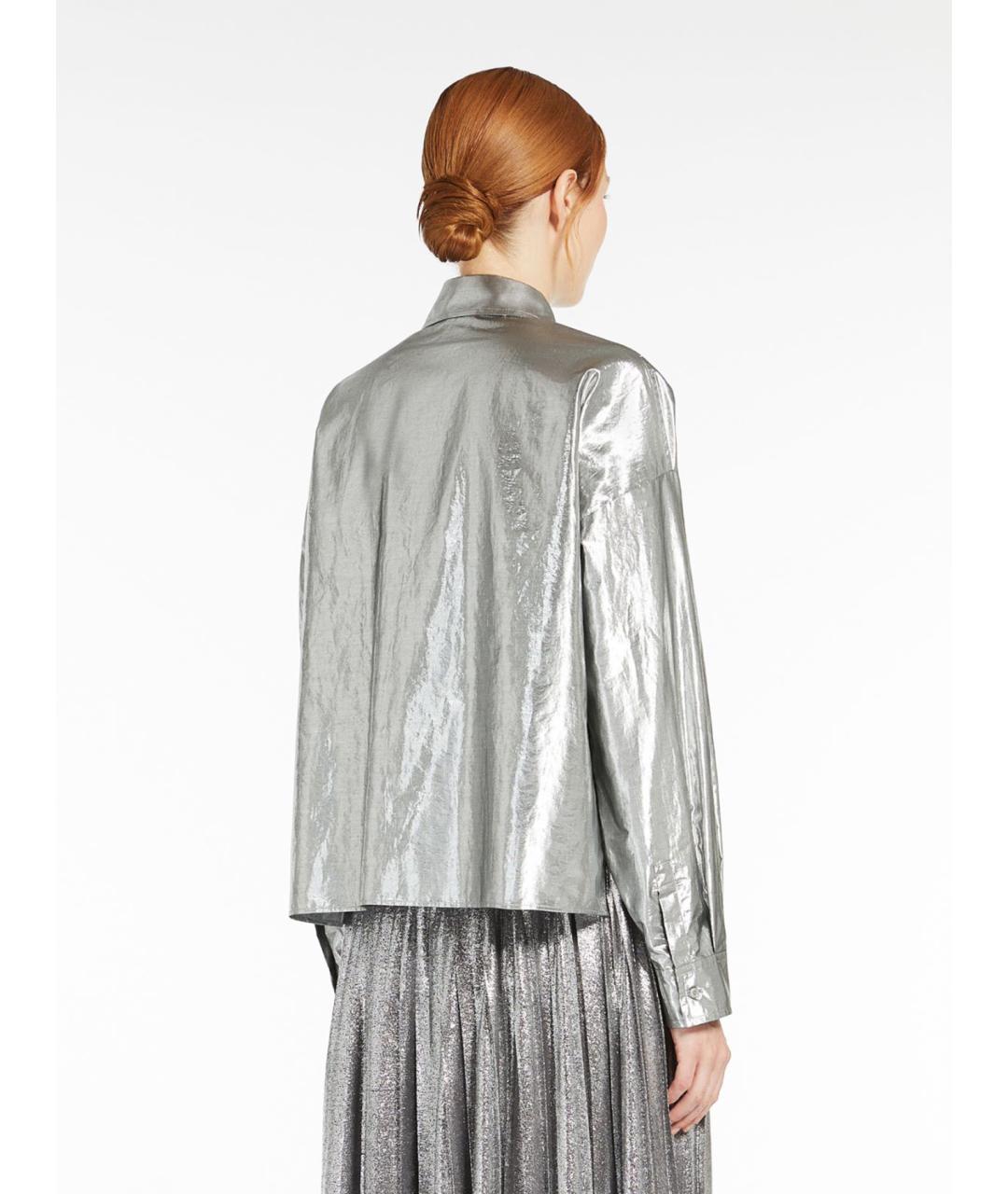 WEEKEND MAX MARA Серебряная куртка, фото 4