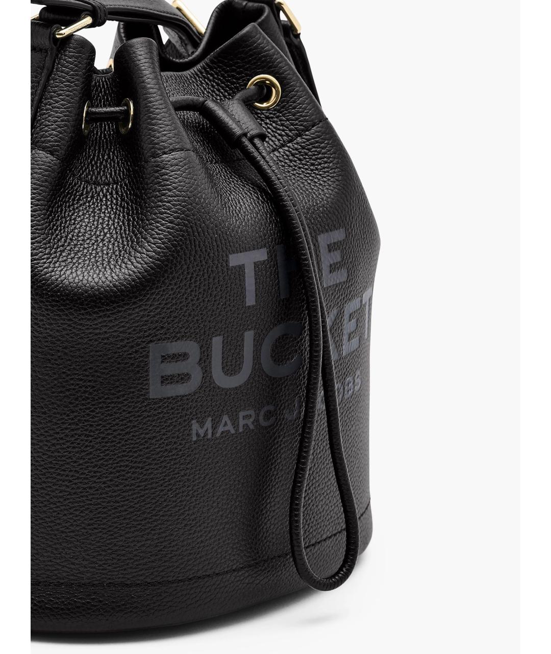 MARC JACOBS Черная кожаная сумка тоут, фото 4