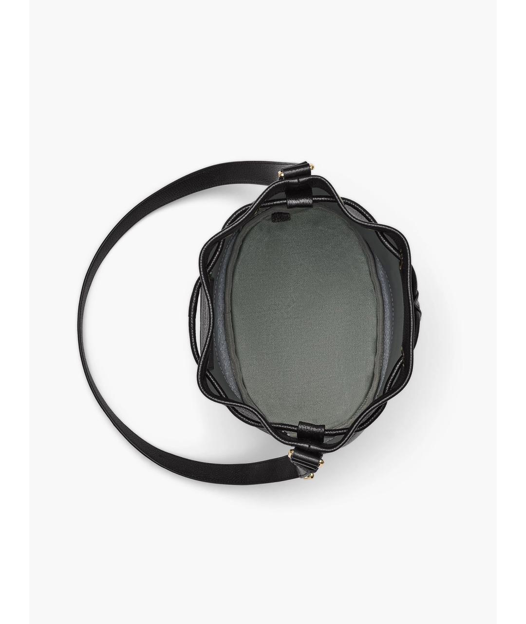 MARC JACOBS Черная кожаная сумка тоут, фото 7