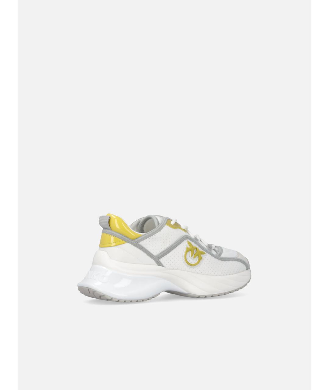 PINKO Белые текстильные кроссовки, фото 3