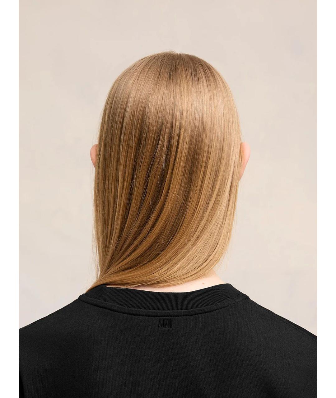 Ami Paris Черная хлопковая футболка, фото 6