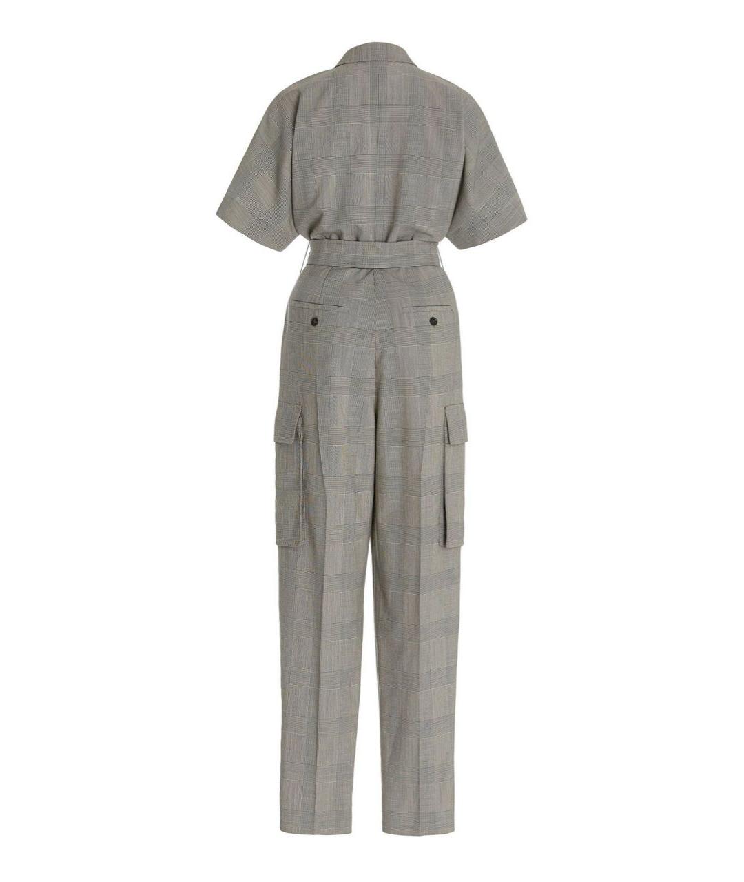MAX MARA Серый шерстяной комбинезон, фото 2