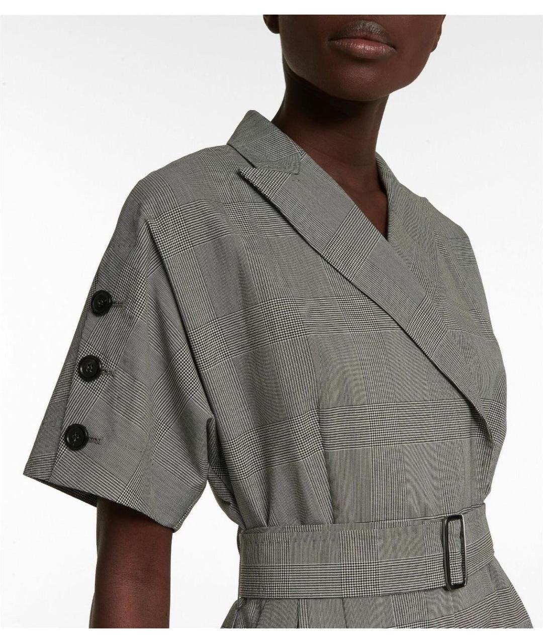 MAX MARA Серый шерстяной комбинезон, фото 4