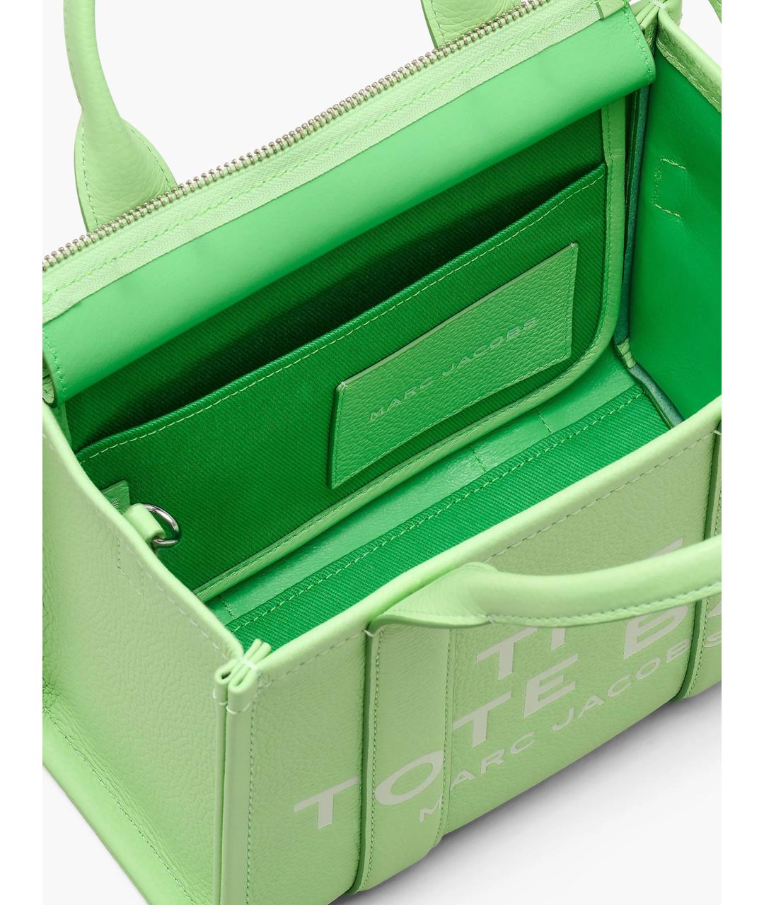 MARC JACOBS Зеленая кожаная сумка тоут, фото 6