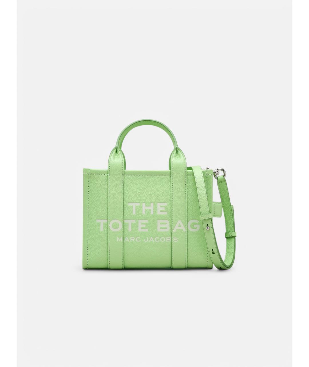 MARC JACOBS Зеленая кожаная сумка тоут, фото 9