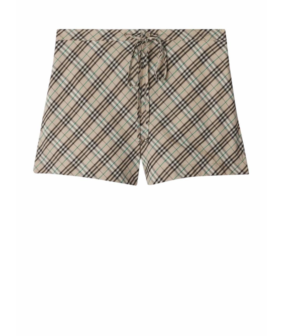 BURBERRY Мульти хлопковые шорты, фото 1