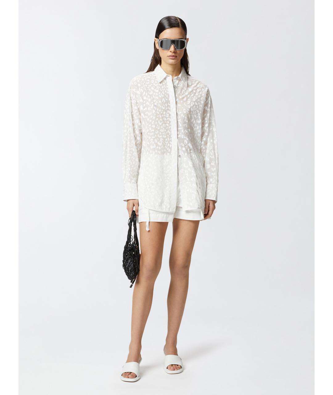 PINKO Белая хлопковая рубашка, фото 2