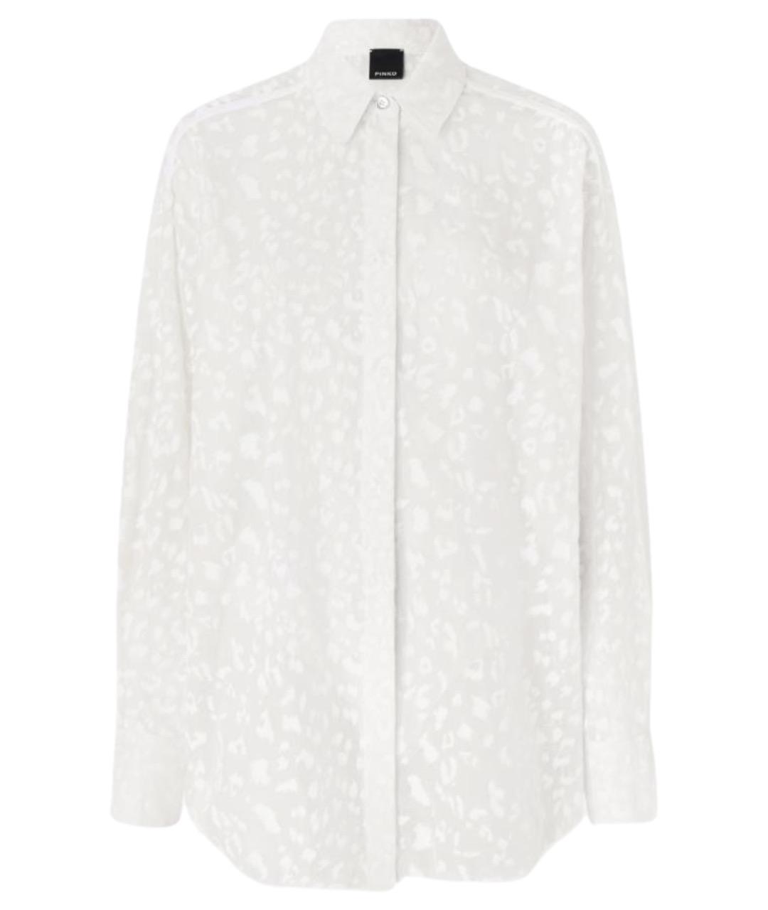 PINKO Белая хлопковая рубашка, фото 1