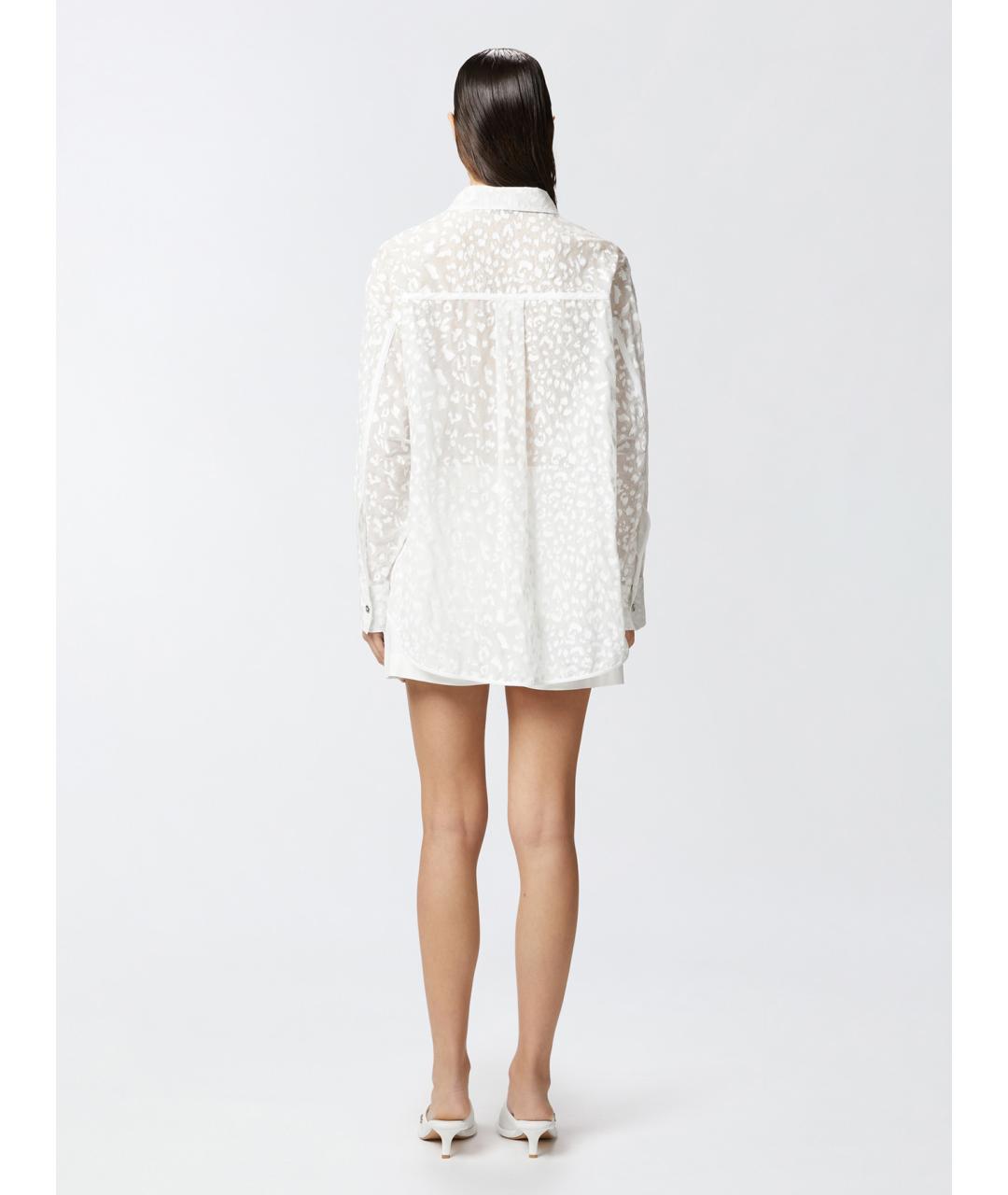 PINKO Белая хлопковая рубашка, фото 4