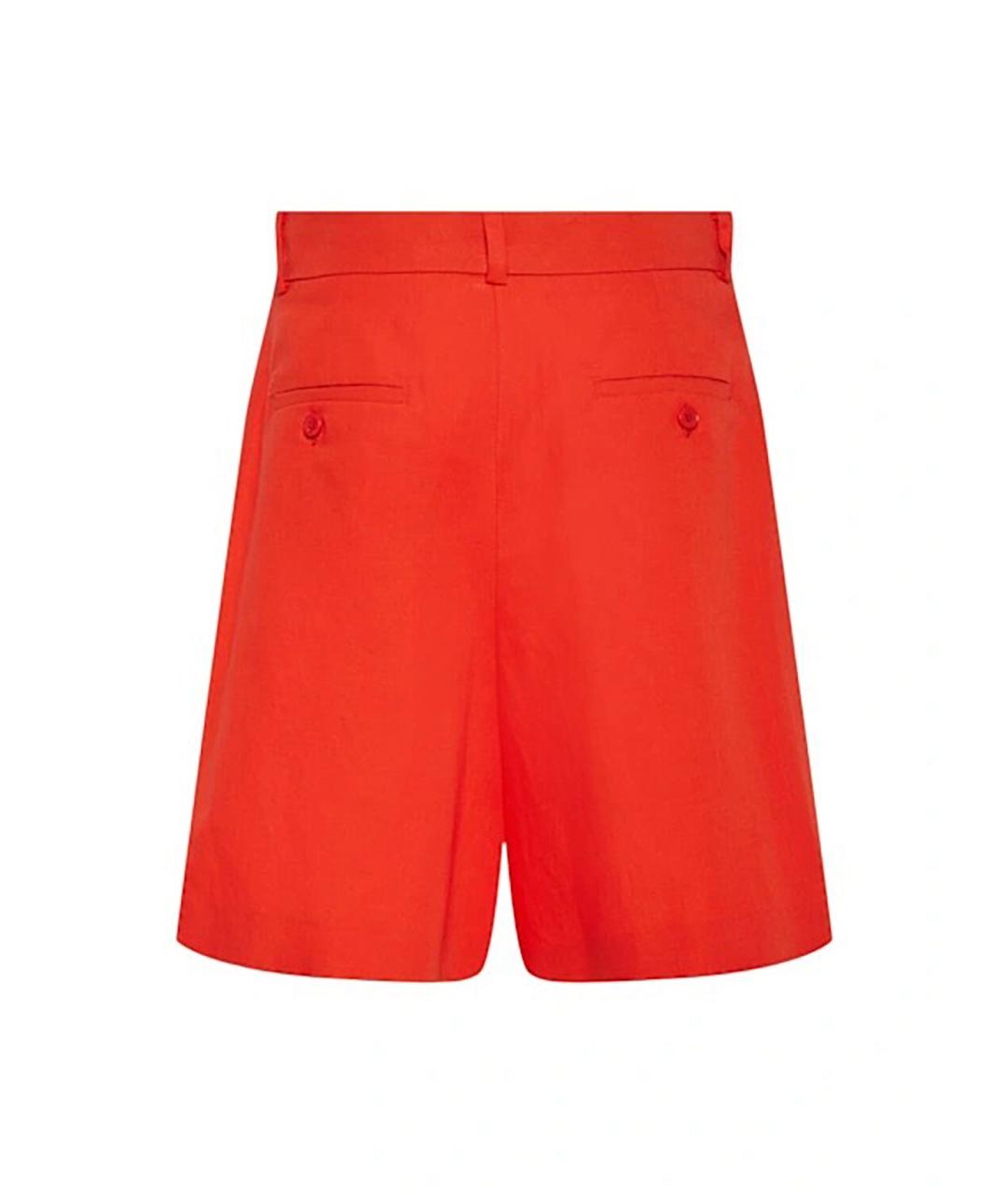 WEEKEND MAX MARA Красные хлопковые шорты, фото 3