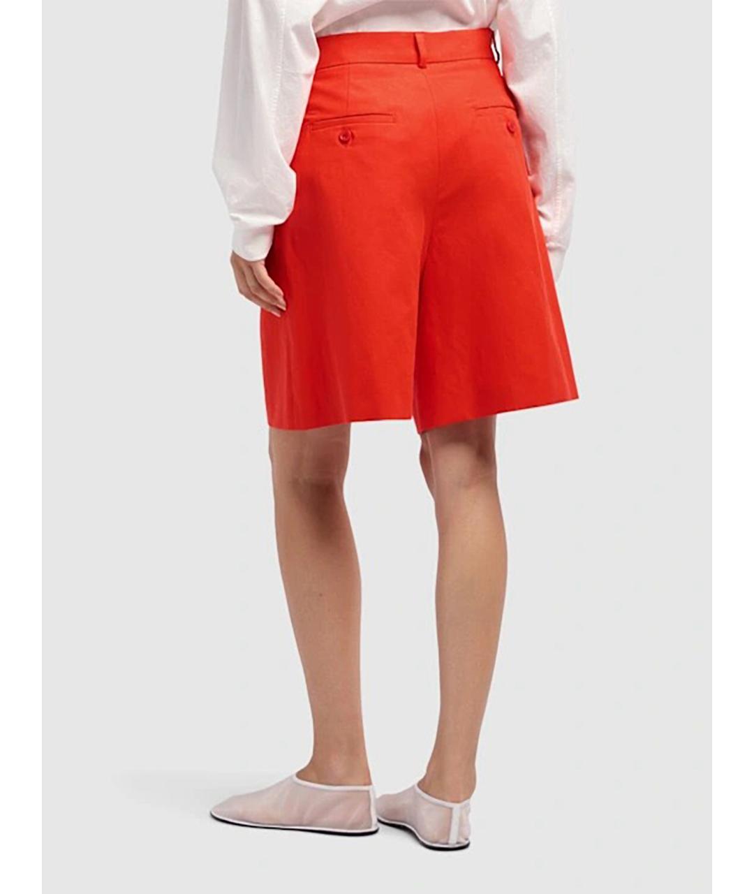WEEKEND MAX MARA Красные хлопковые шорты, фото 4