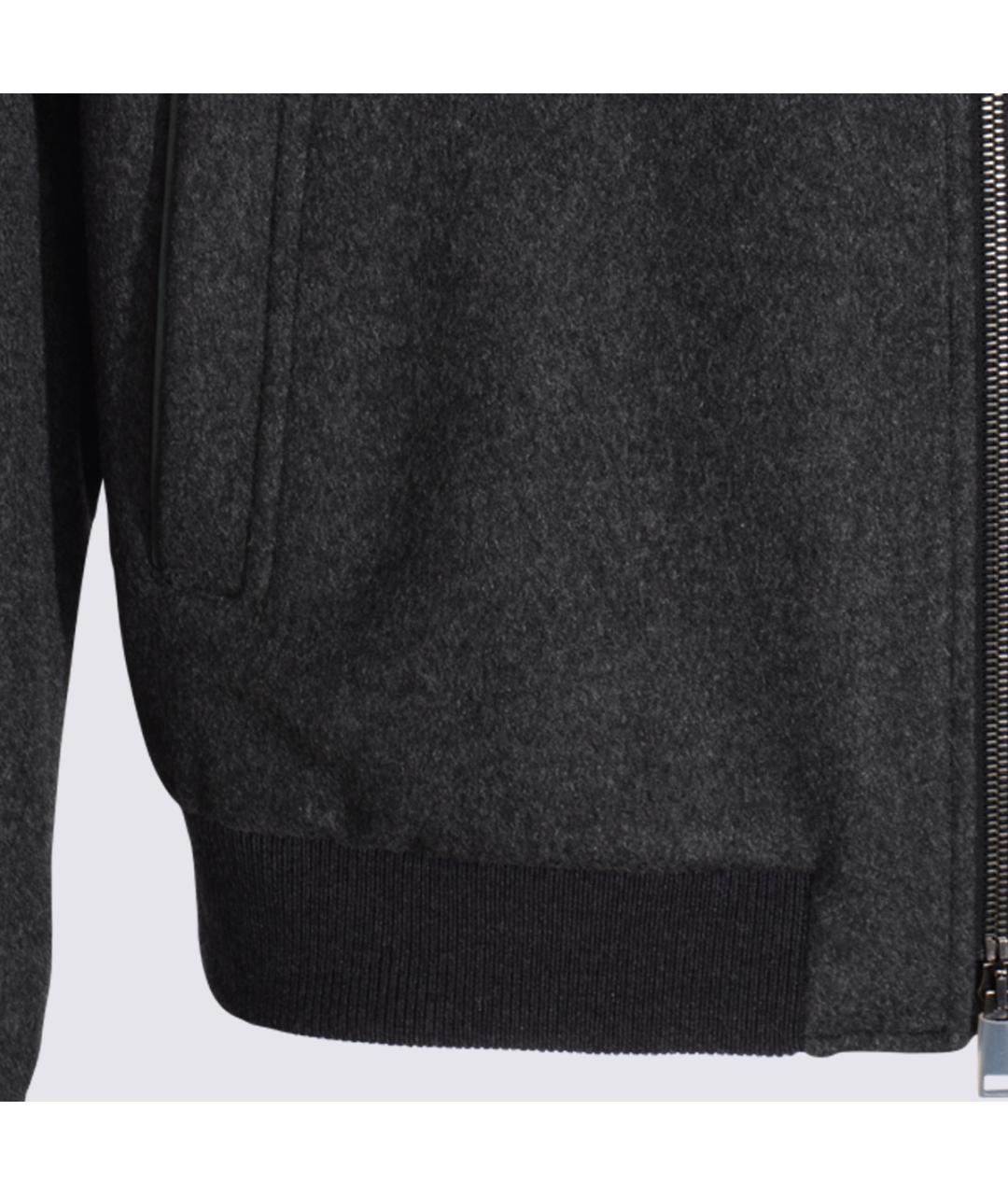 ZEGNA Серая кашемировая куртка, фото 3