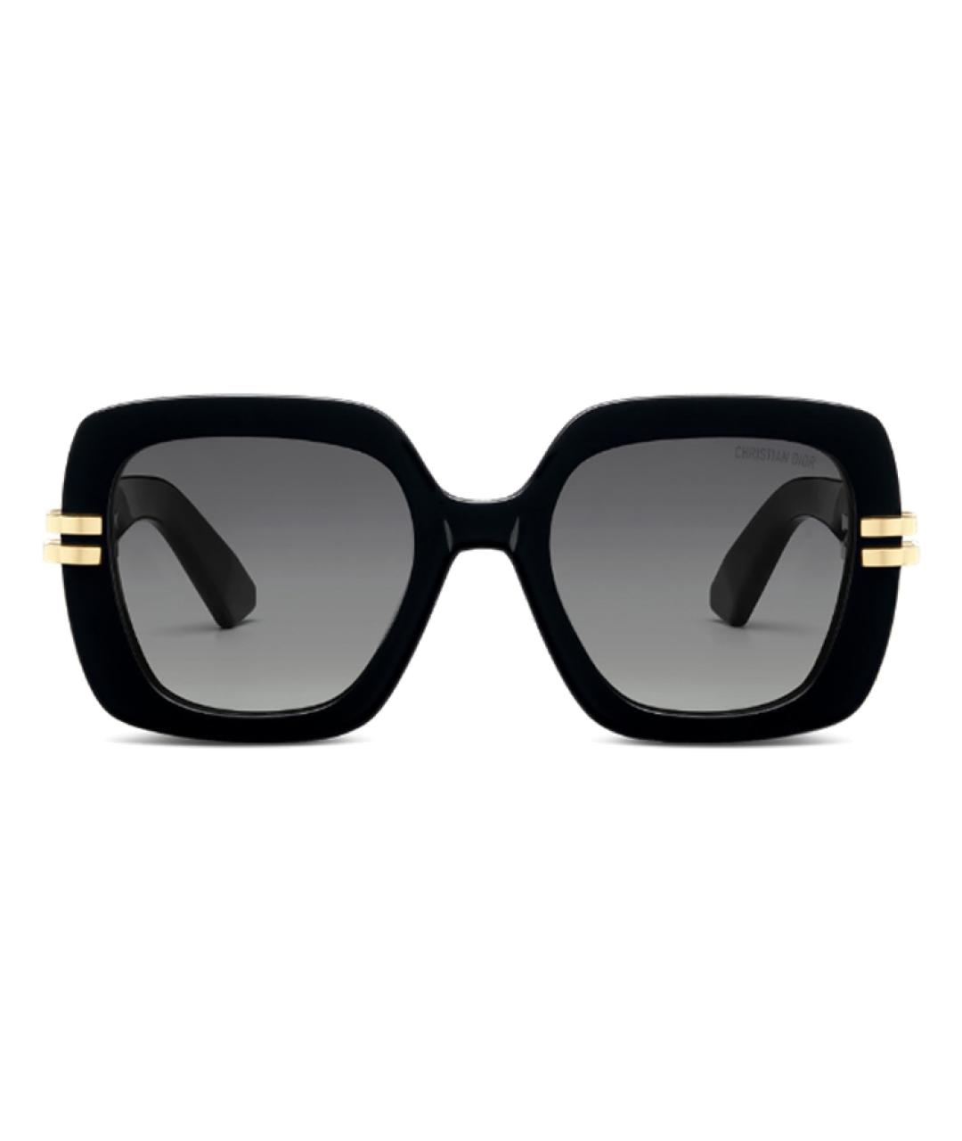 CHRISTIAN DIOR Черные пластиковые солнцезащитные очки, фото 2