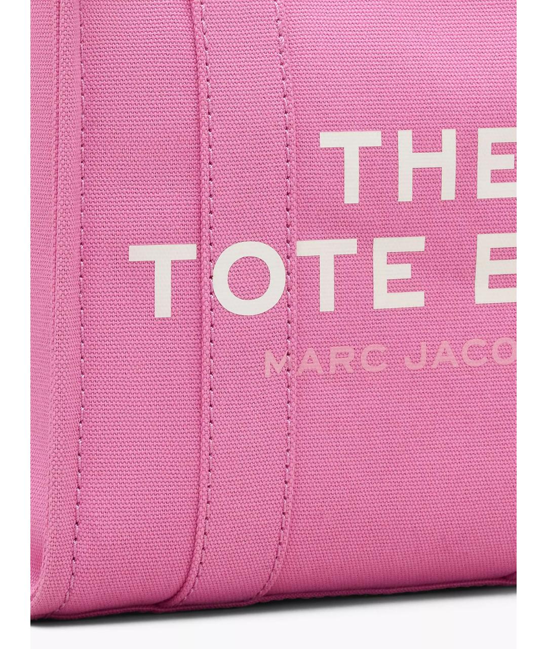 MARC JACOBS Розовая хлопковая сумка тоут, фото 4
