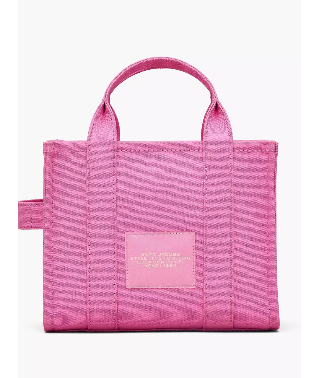 MARC JACOBS Розовая хлопковая сумка тоут, фото 3