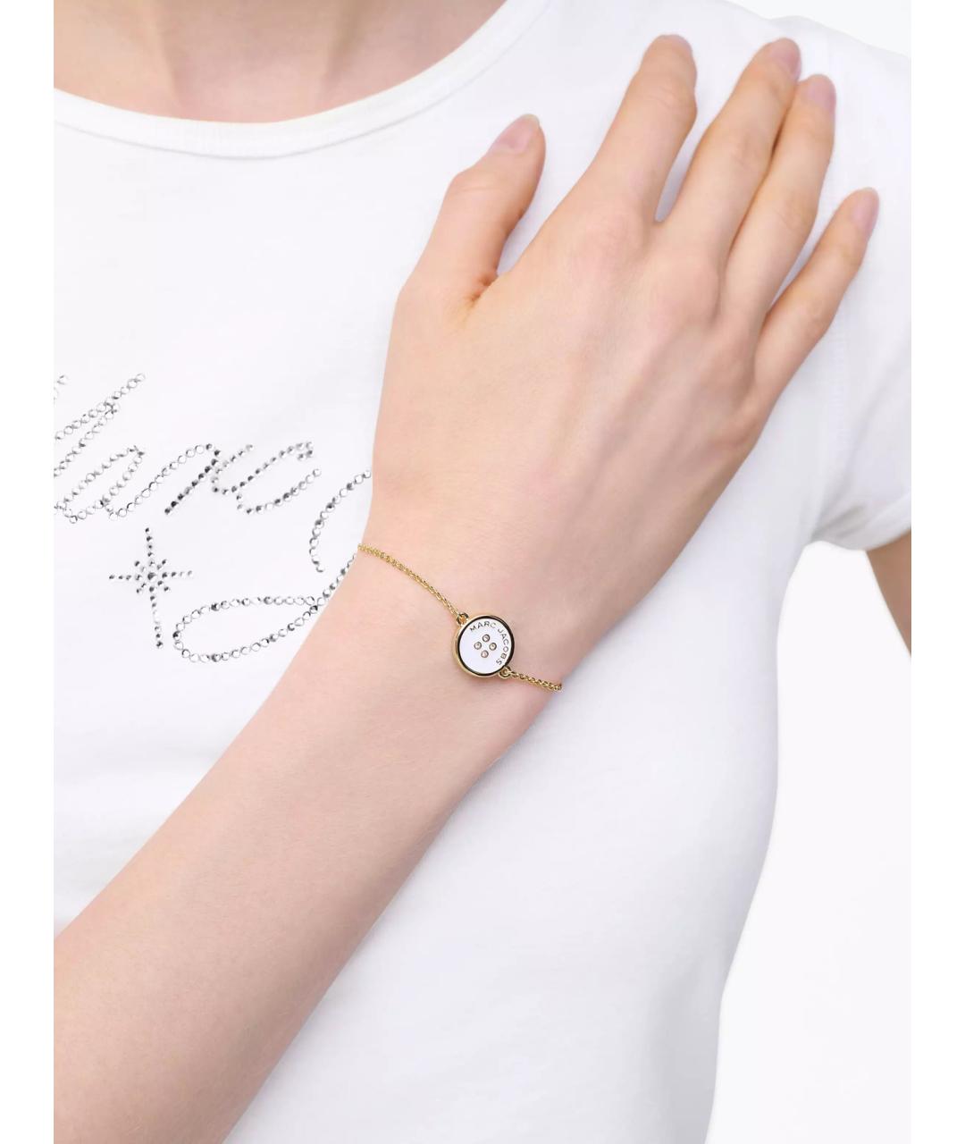 MARC JACOBS Золотой латунный браслет, фото 2