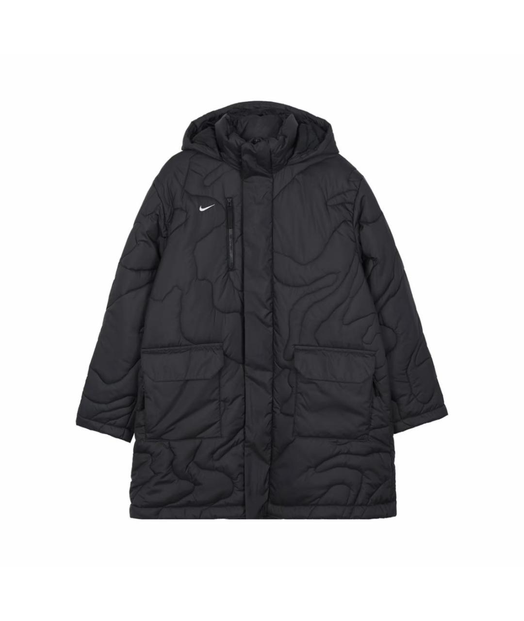 NIKE Черная полиэстеровая куртка, фото 9