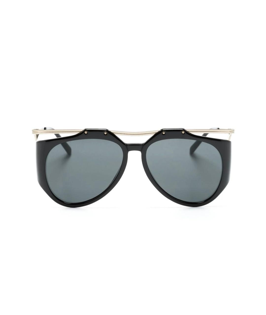 SAINT LAURENT Черные пластиковые солнцезащитные очки, фото 1
