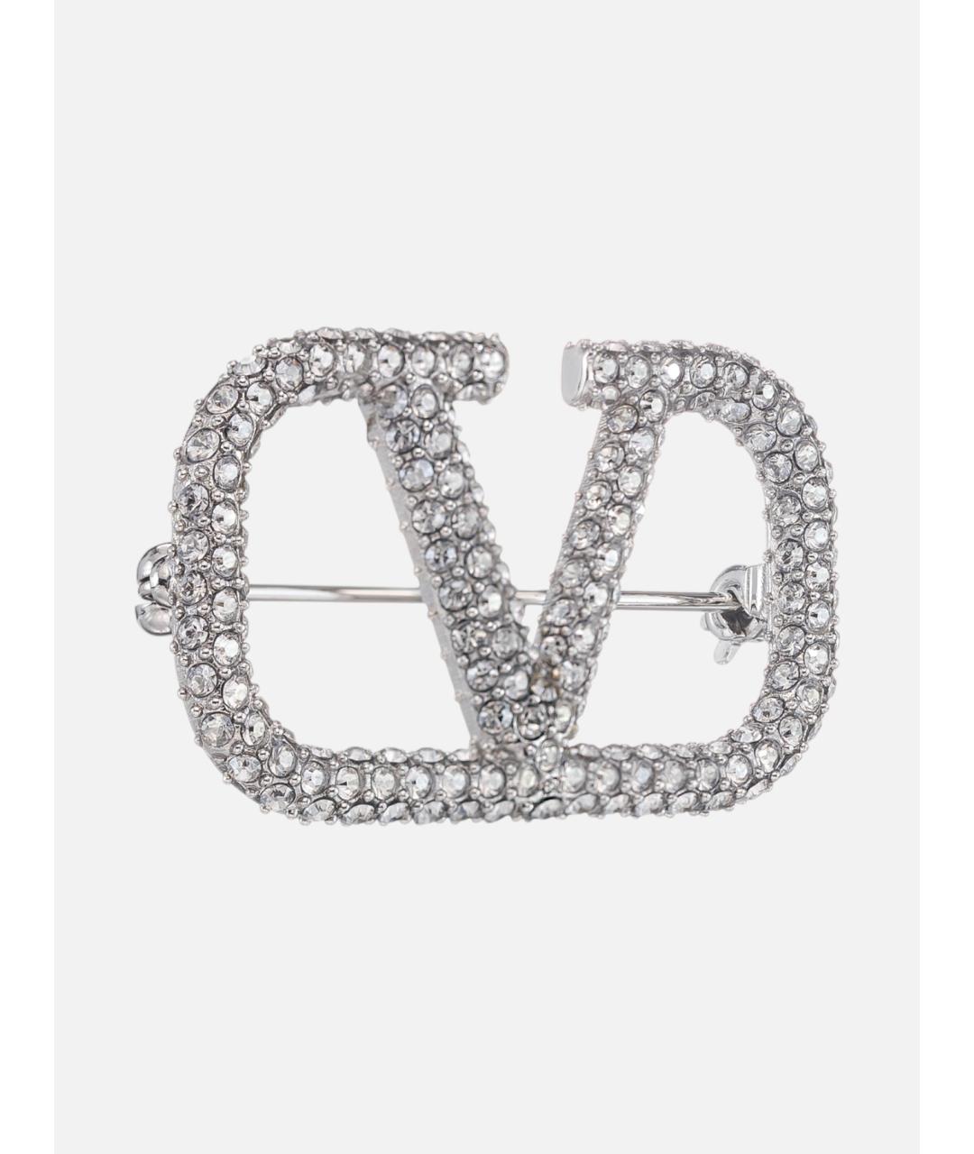 VALENTINO Серебряная металлическая булавка / брошь, фото 2