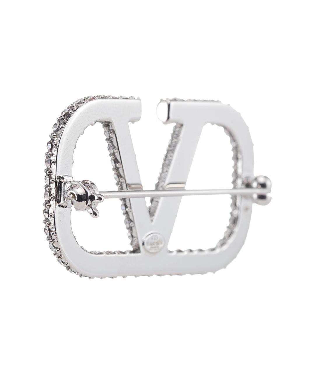 VALENTINO Серебряная металлическая булавка / брошь, фото 3