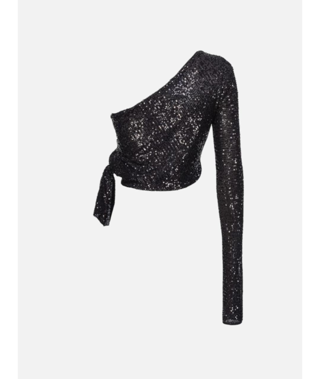 PINKO Черная полиэстеровая блузы, фото 2