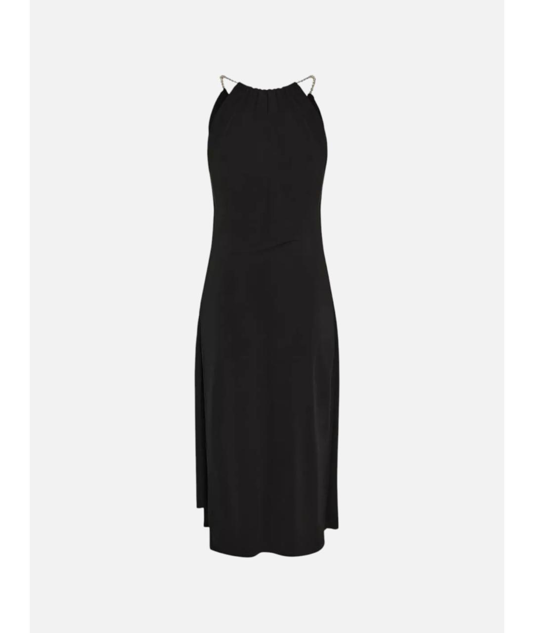 GIVENCHY Черное вискозное коктейльное платье, фото 2