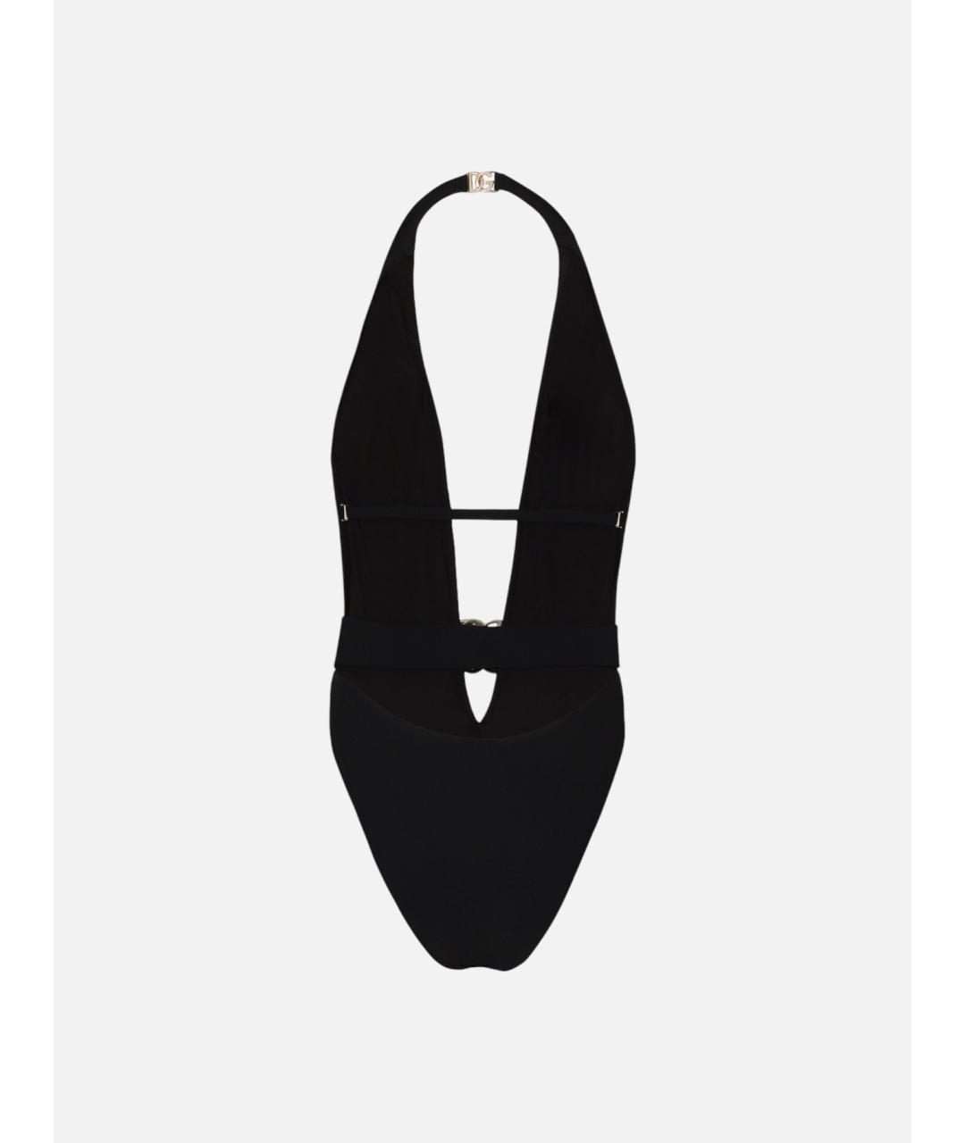 DOLCE&GABBANA Черный полиамидовый купальник, фото 2