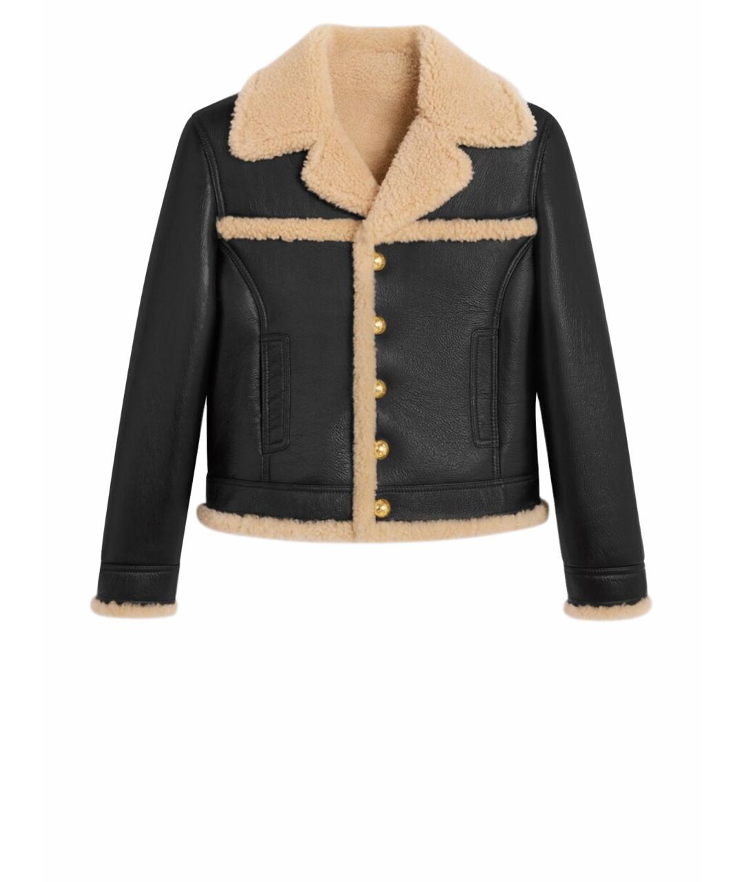 CELINE Черная кожаная куртка, фото 1