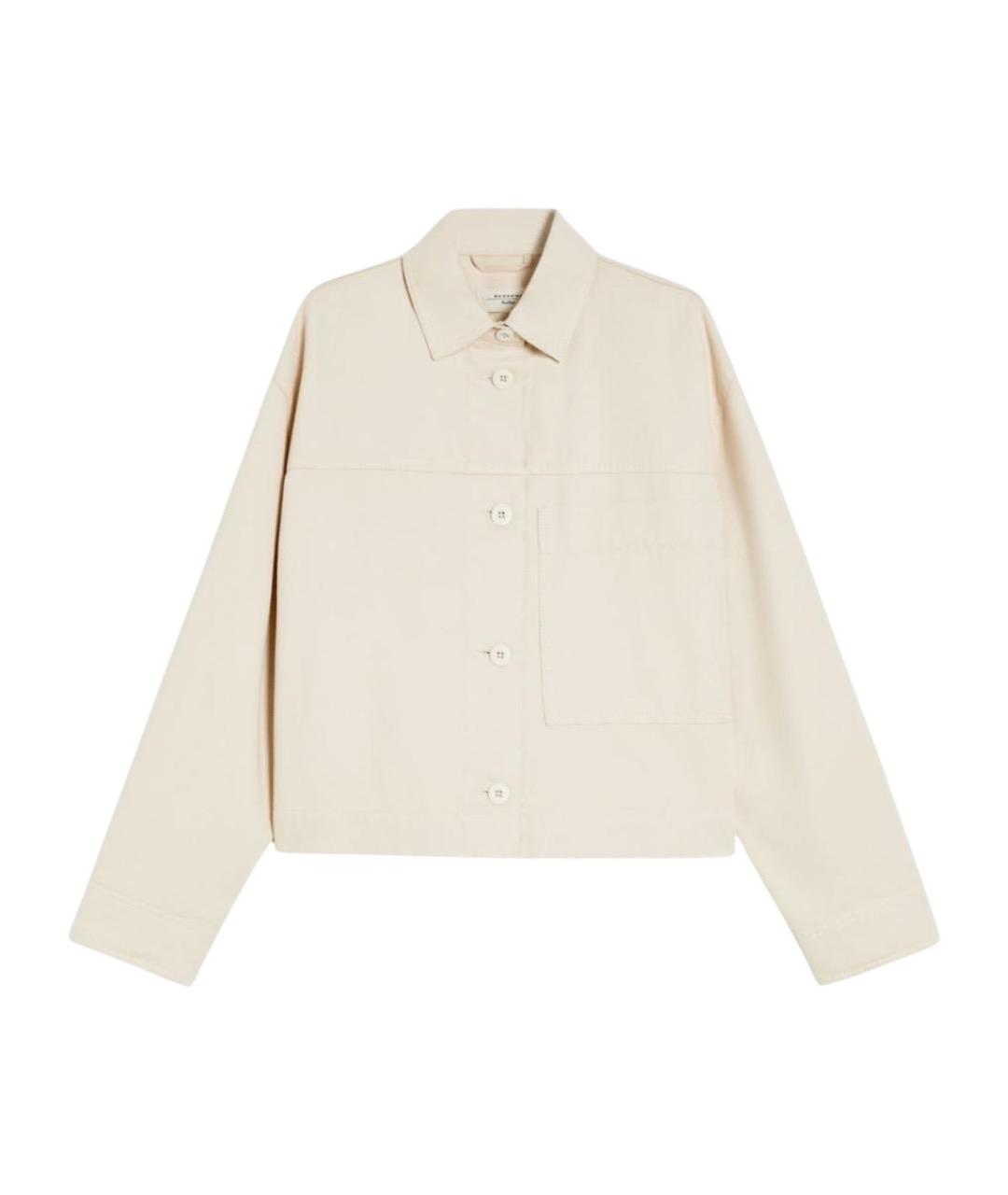 WEEKEND MAX MARA Бежевая хлопковая куртка, фото 1