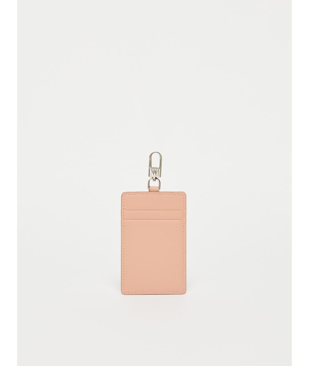 MAX MARA Розовый кожаный кардхолдер, фото 2