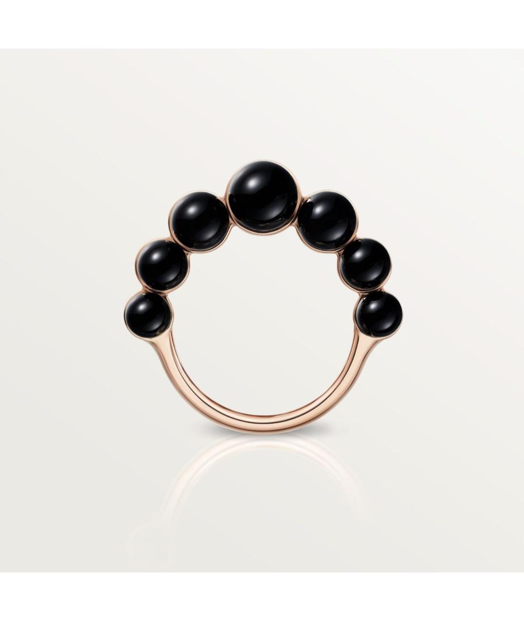 CARTIER Черное кольцо из розового золота, фото 7
