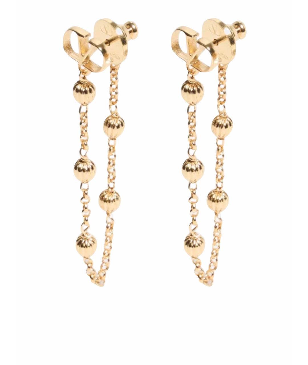 VALENTINO Золотые металлические серьги, фото 1