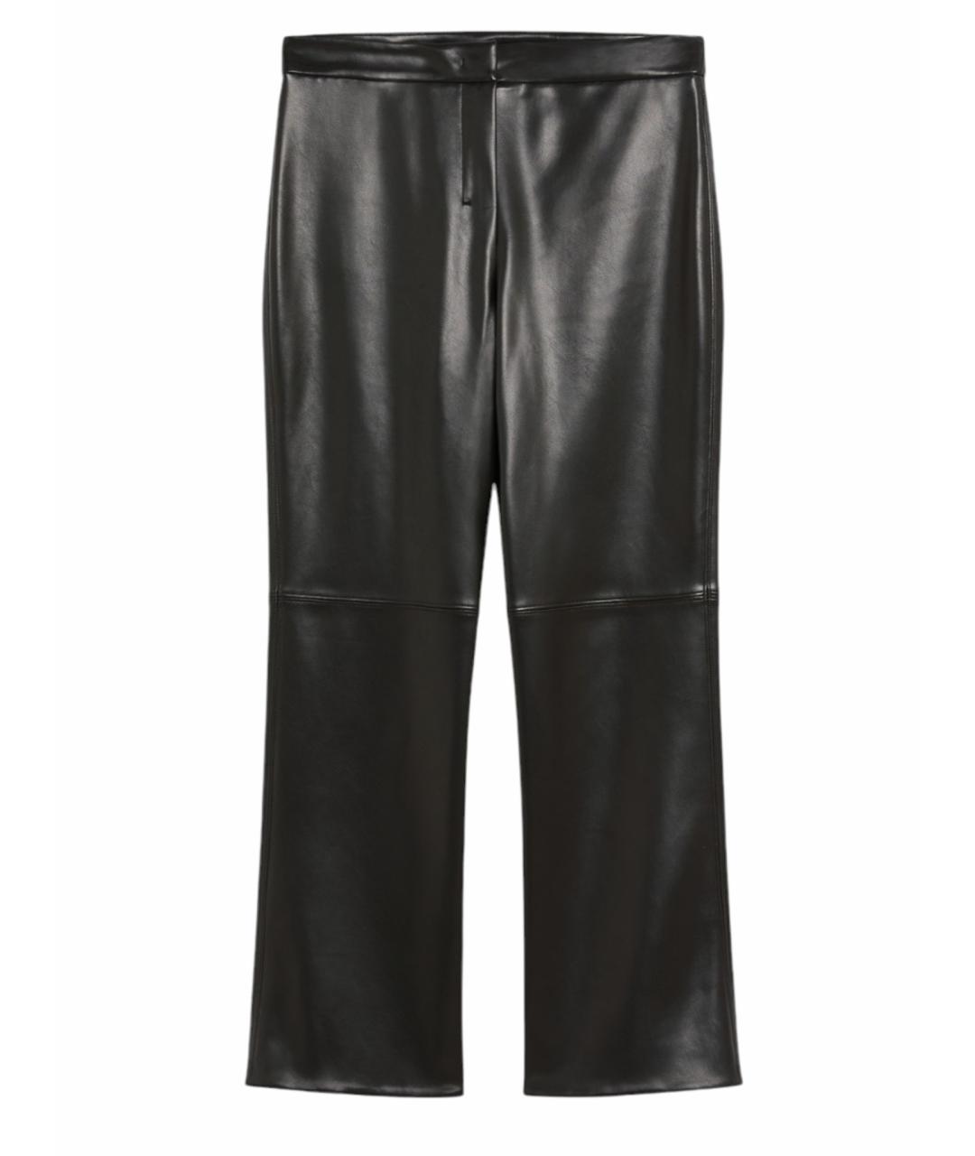 'S MAX MARA Черные полиэстеровые прямые брюки, фото 1