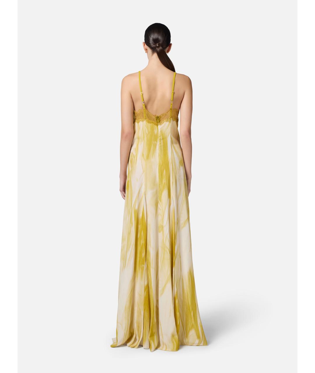 ELISABETTA FRANCHI Мульти вискозное повседневное платье, фото 5