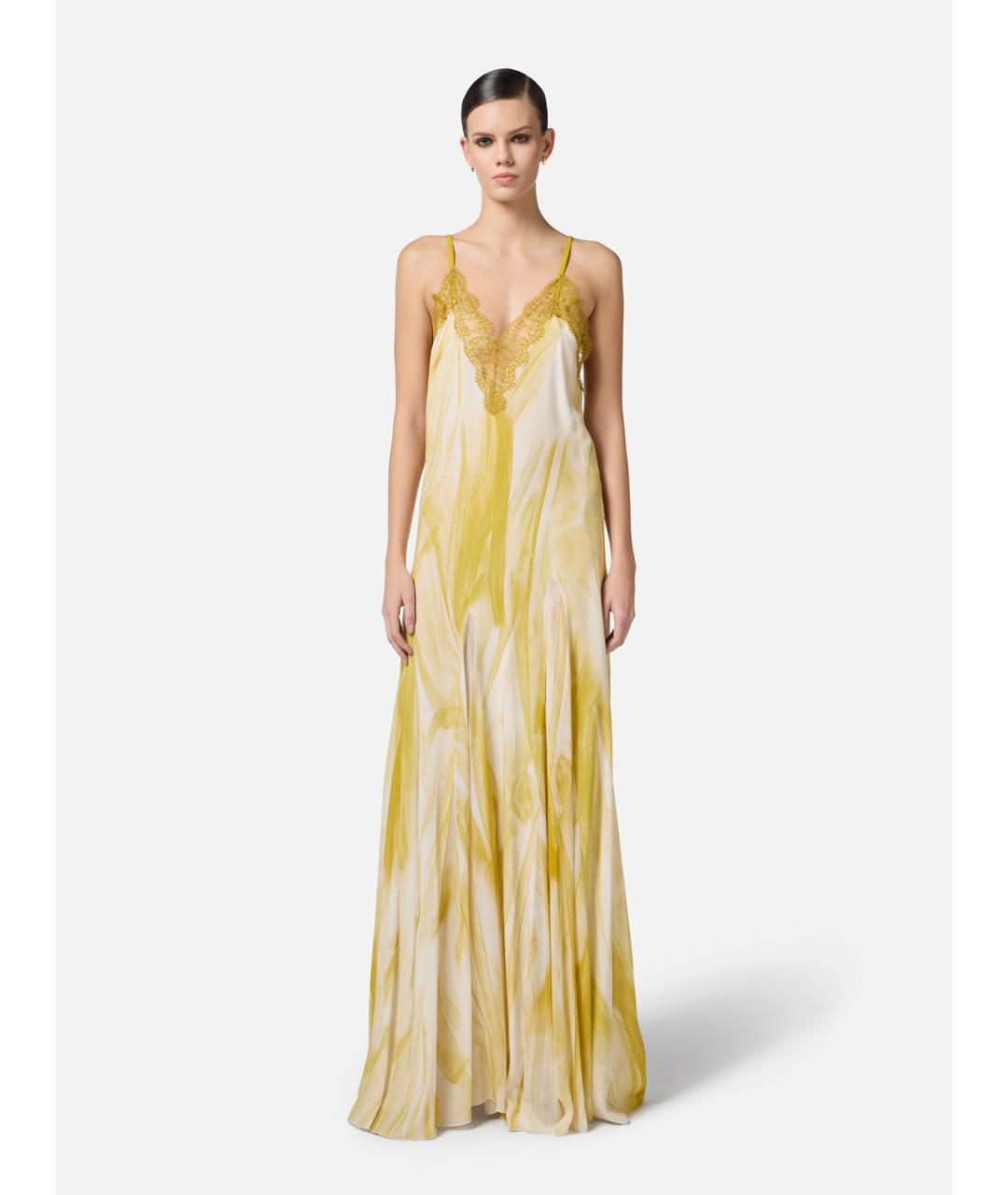 ELISABETTA FRANCHI Мульти вискозное повседневное платье, фото 2