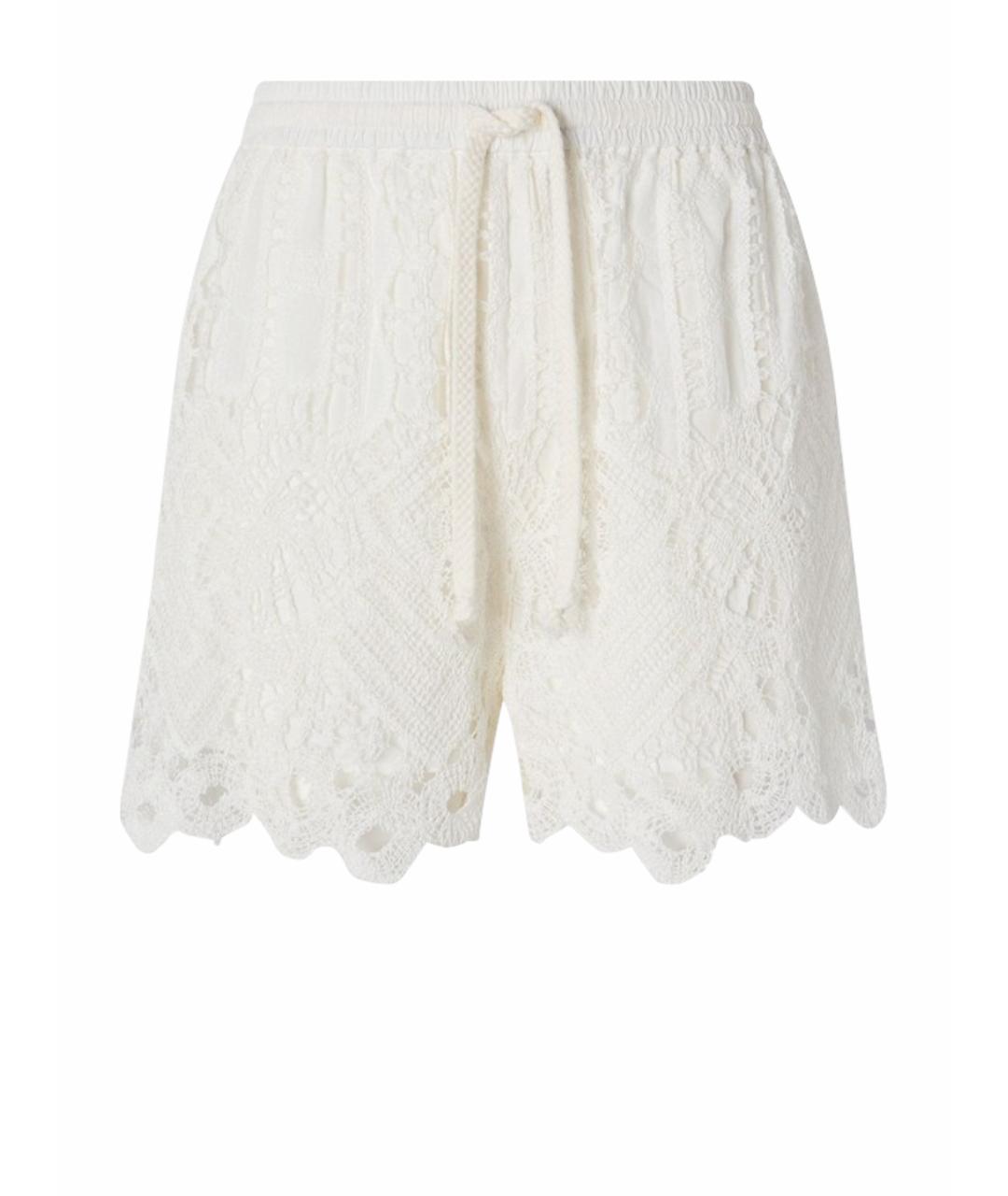 PINKO Белые хлопковые шорты, фото 1
