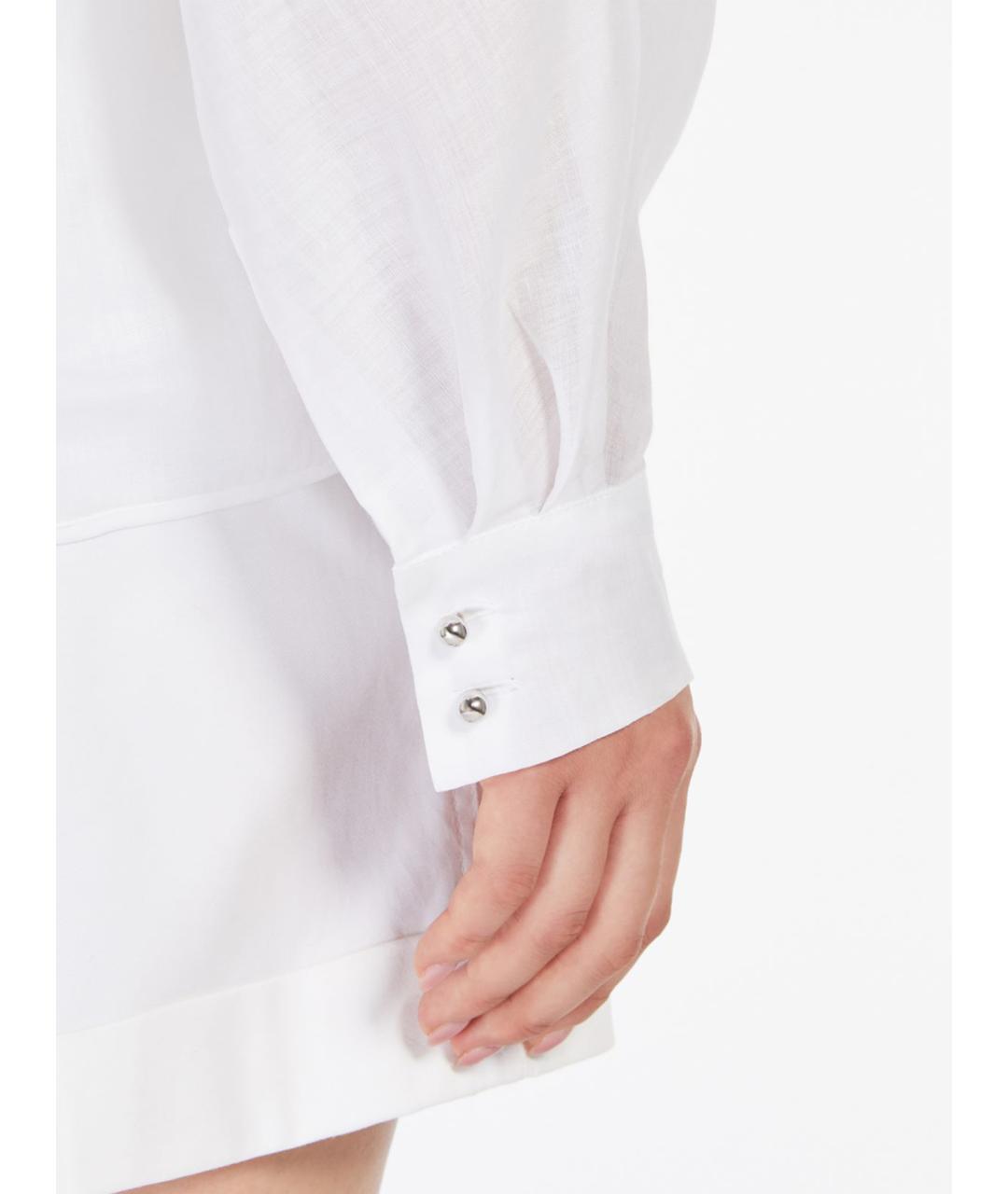 MAX MARA STUDIO Белая блузы, фото 3