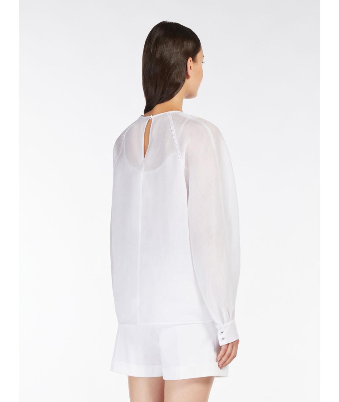 MAX MARA STUDIO Белая блузы, фото 5
