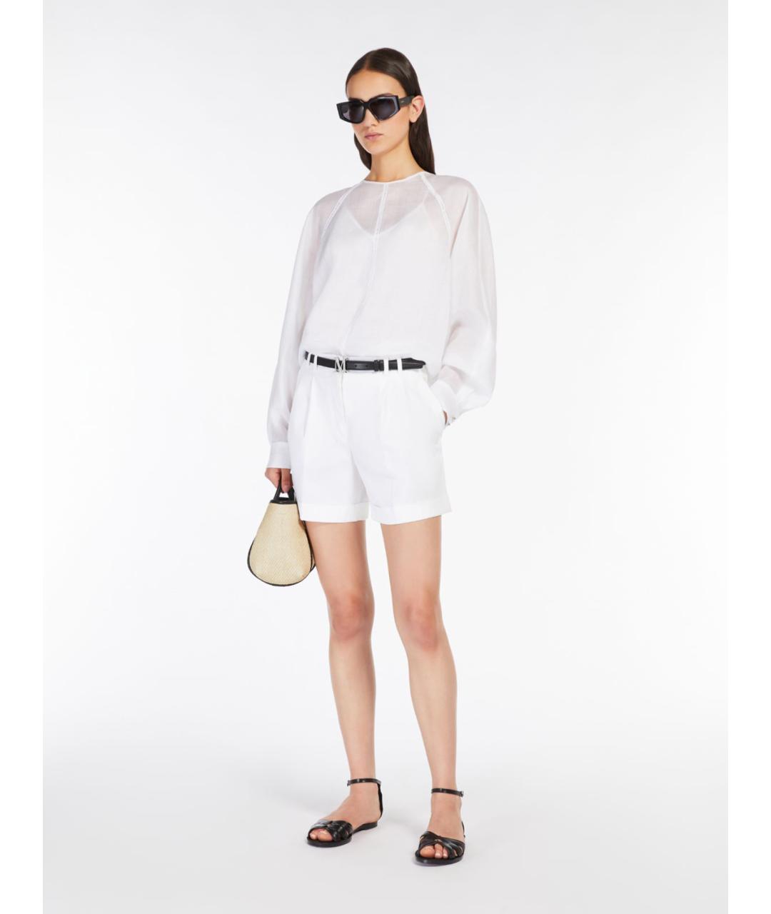 MAX MARA STUDIO Белая блузы, фото 2