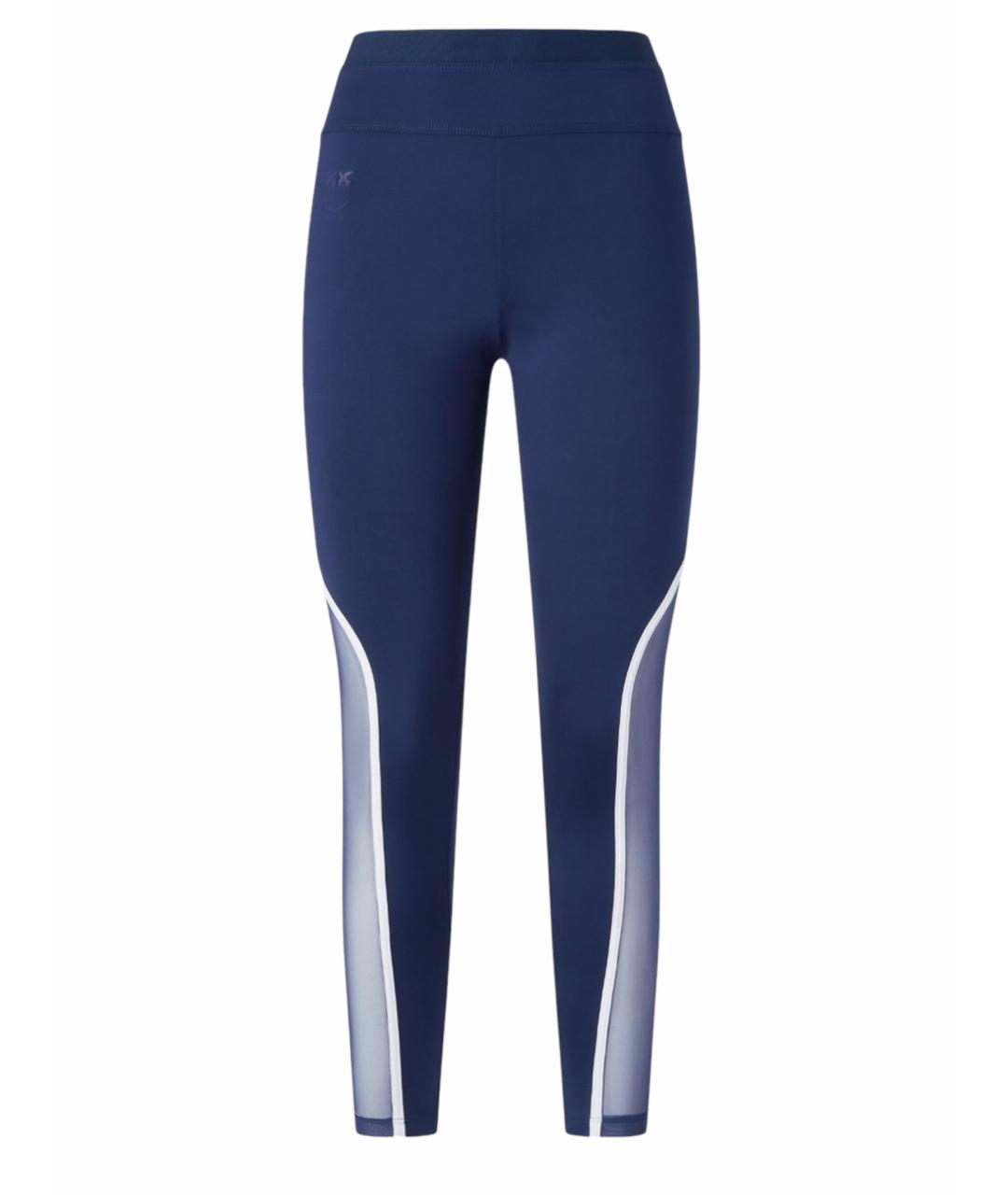 PINKO Синие полиамидовые леггинсы и велосипедки, фото 1